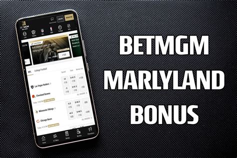 betmgm md free bet offer